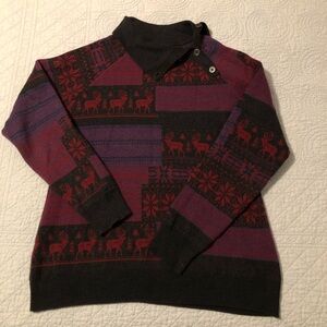 Woolrich reindeer and snowflakes sweater. Size medium.